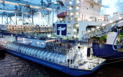 TOTE Services achieves a significant milestone in managing the 300th fueling of the world's first LNG bunker barge.